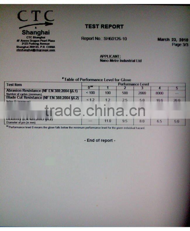 NMSAFETY winter use,orange nappy acrylic liner coated black latex glove