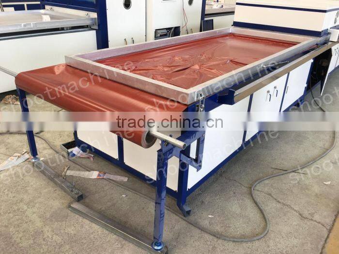 Vacuum Membrane Pressing Machine SH2611B with Working table size 2600x1100mm and Total power 20KW