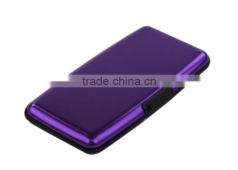 RFID Security Large Aluminum Wallet/Long Credit Card&Cash Holder