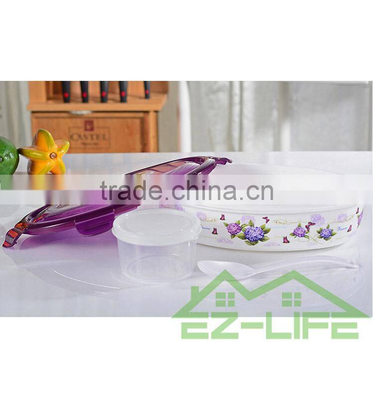 Healthy BPA free microwave oven safe big plastic lunch box for adults