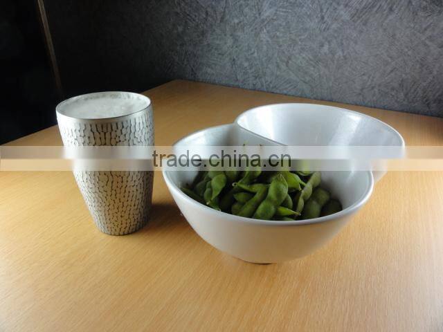 Twin Rice Bowl Double Bowl for Japanese Food Edamame Bowl for Cafeteria