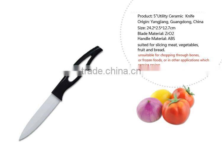 4 Pieces high quality ABS Handle Zirconia Ceramic Knife