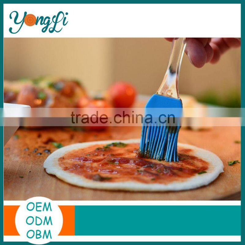 Wholesale Silicone plasitc handle grill brush ,BBQ Grill Brush 2015