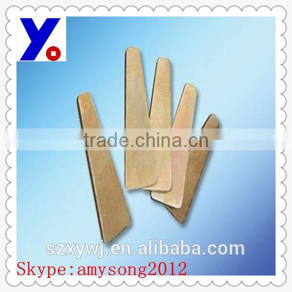 construction hardware straight/curved wedge