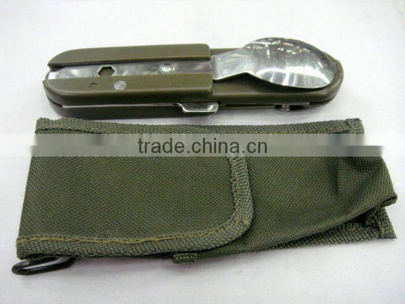 2014 new Picnic multi outdoor tableware barbecue tool Set( KS607 )