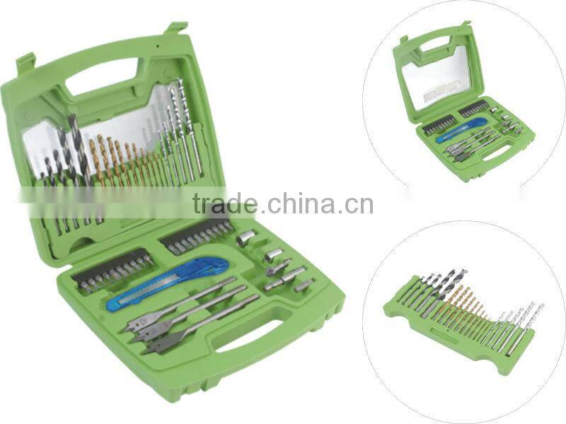 51pcs metal drill,masonry drill,wood drill set with drill driver