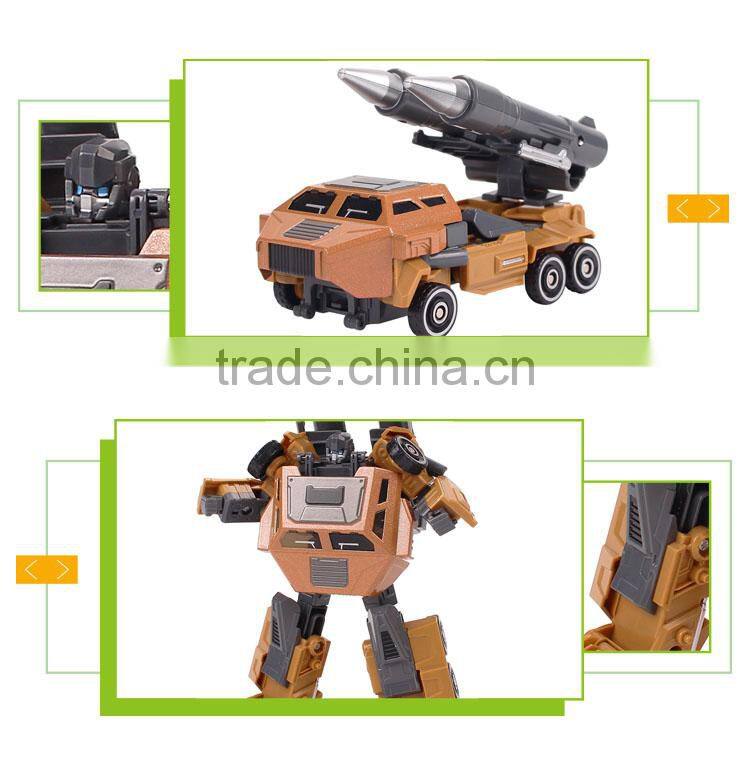 Newest product alloy transform programmable robot toy