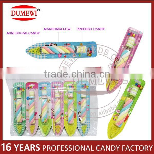 NEW Candy Product Pen Shaped Packaging Fruit Marshmallow