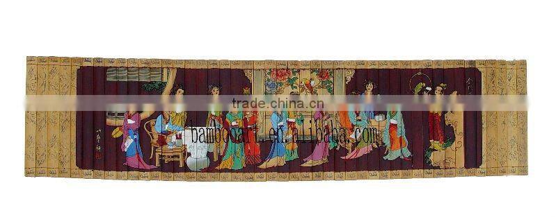 bamboo carving (five heroes)