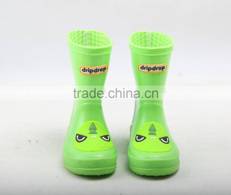 New Style Cute Kids Children Wellington Boots PVC Rubber Rain Boots