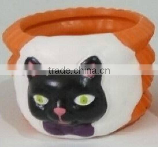 Halloween pumpkin ceramic flower pot festival decorations