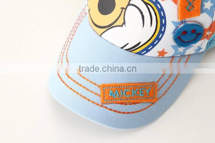 Children Mouse Cartoons Print Trucker Hat Kid Baseball Mesh Cap