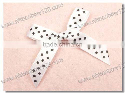 checked satin dog grooming bows