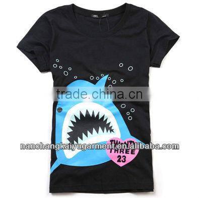 2013 lastest women t shirt with printing