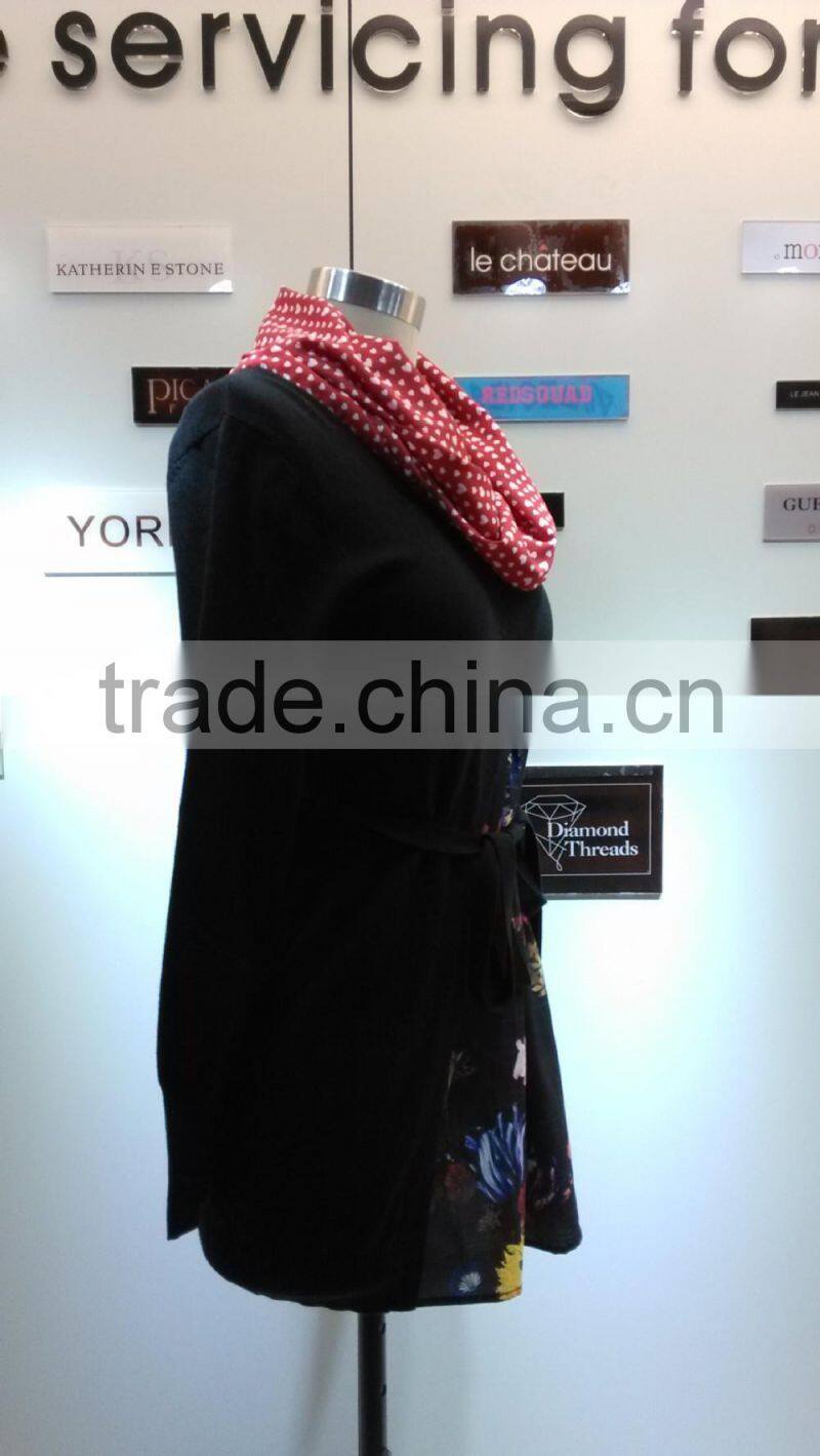 2014 fashion women sweater with collar