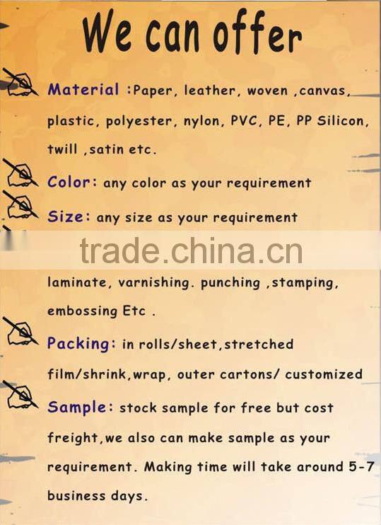 Garment Care Label/Garment Tags Labels/Polyester Woven Cloth Labels