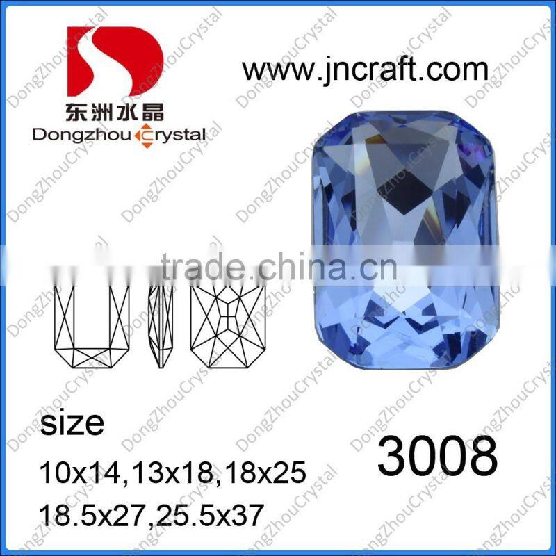 lead free pointed back decortive yiwu crystal jewelry