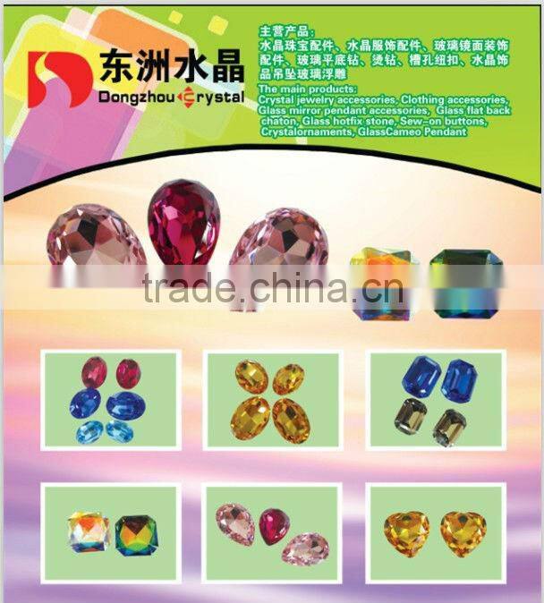 2013 crystal lemon diamond pendant fancy loose beads