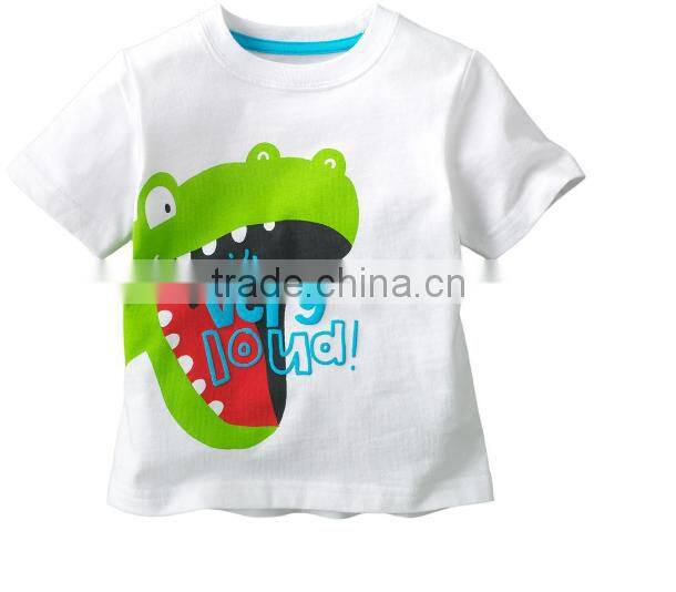 2016 most popular design baby short sleeve t-shirt with printer,custom t shirt