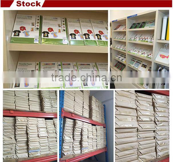 Wholesale a4 light & dark laser heat transfer paper