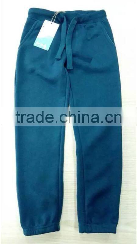 Kid's new pattern factory price fashion fleece pants apparel stock lots