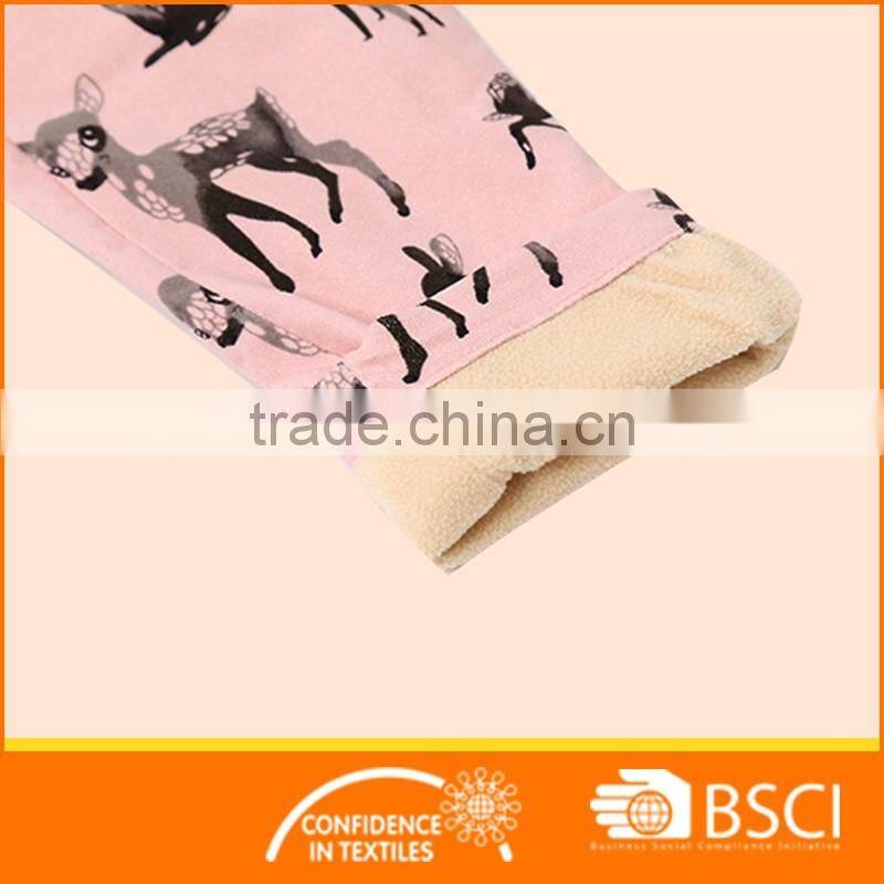 Kid Baby Girl Skinny Long Pant Children Full Printed Trousers