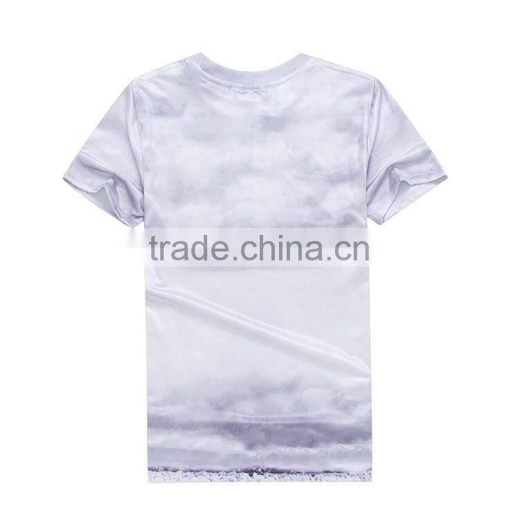 Newest Style Cute Mushroom Cloud Clown Print 3D O-neck Cotton Special Cool Top Tees Men T Shirt