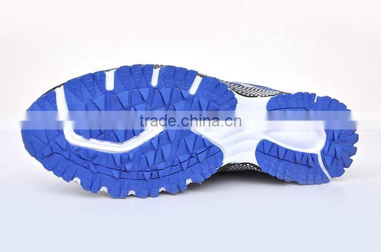 Rubber outsole wholesale fashion blue sneakers shoes 2017 men