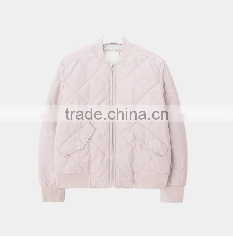Newest Design Bomber Smart Winter Quilting Jacket For Lady Woman