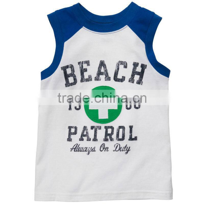 KIDS PRINTED T SHIRT WITH APPLIQUE NUMBERS