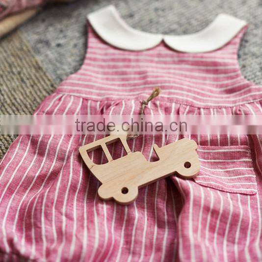 Baby Romper Linen Fabric Jumpsiut Soild Colors Newborn Baby Wear Clothes