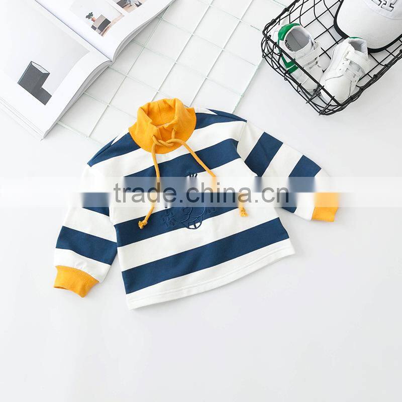 S17646A Wholesale Kids Clothing Boys Embroidered Cotton Hoodies