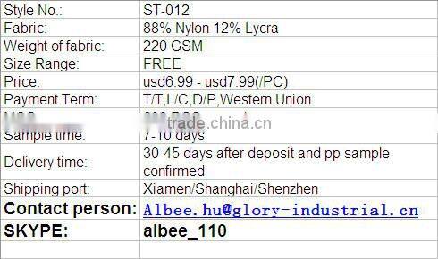 88% Nylon 12% spandex dri fit custom wholesale sportswear for bodybuilding