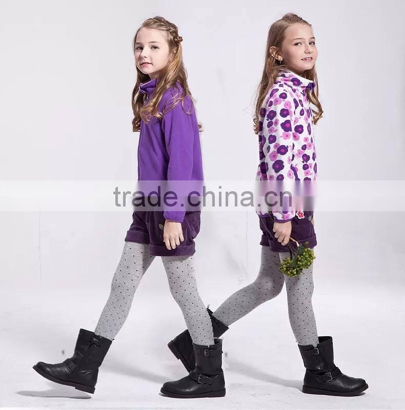 kids micro polar fleece fabric jacket/clothes child