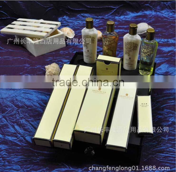 Wholesale guang zhou disposable luxury hotel supplies amenities set