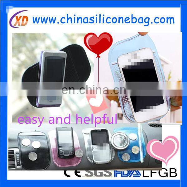 silicone PU gel anti slip pad for phone