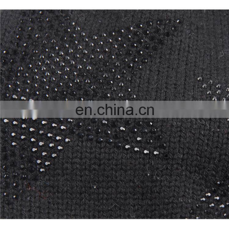 TOROS classic women hat 30%wool 70%acrylic warm winter cheap beanie hats with stone