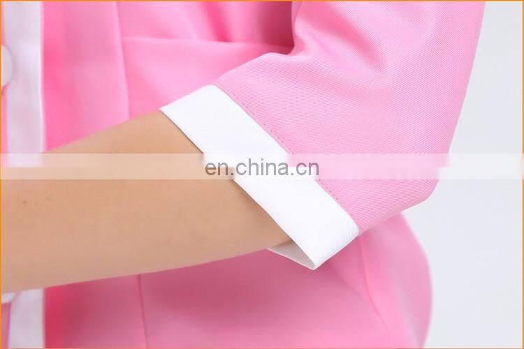 Wholesale fashion women beauty salon uniform manufacturing