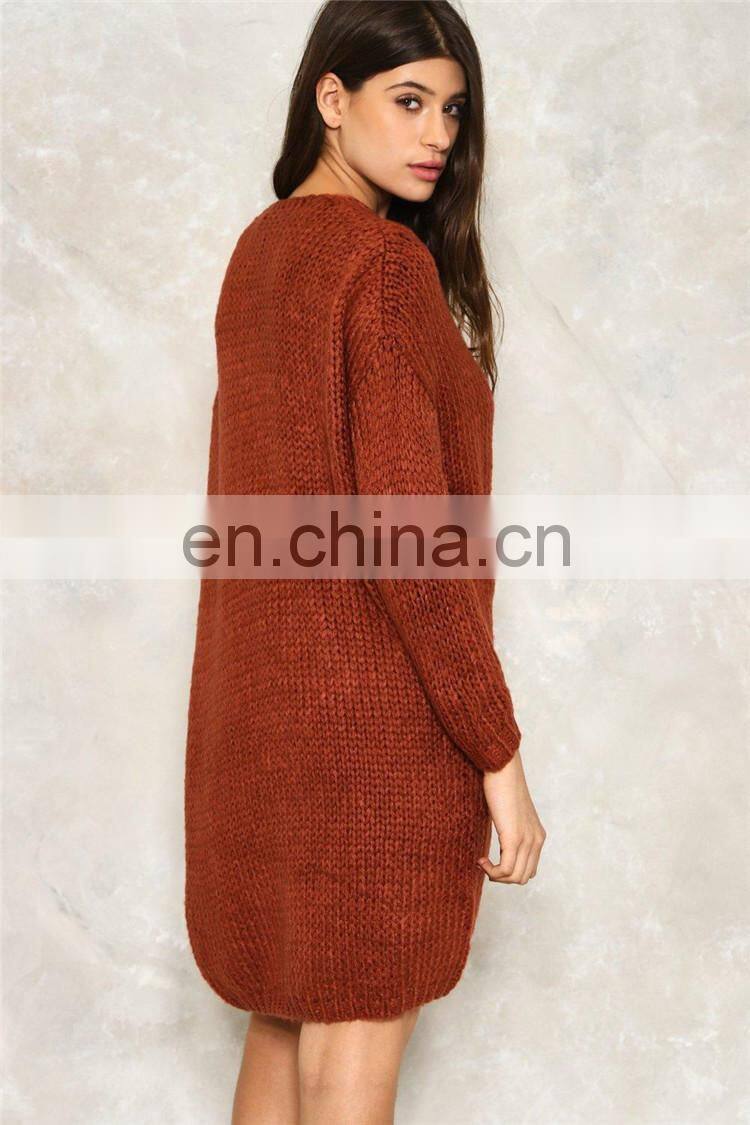 2017 new long sleeves knee-lenght women sweater cardigan sweaters for women KMY1081