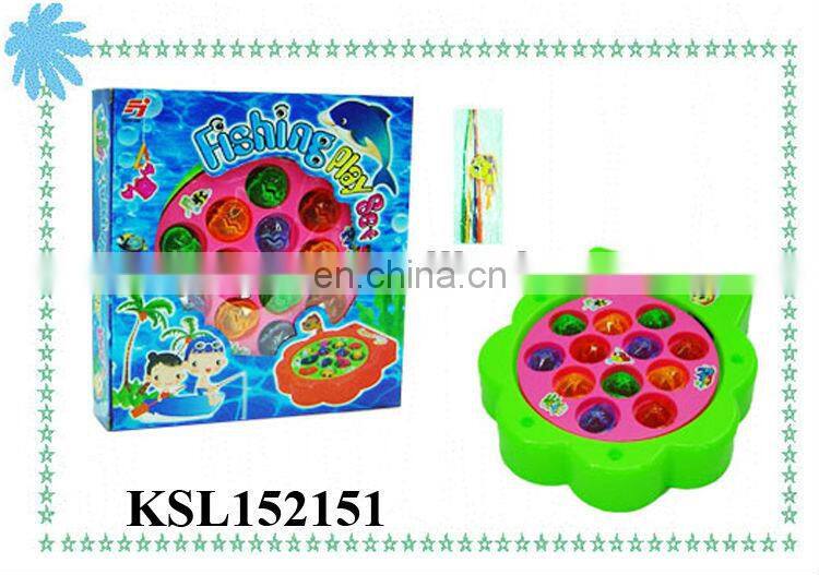 funny plastic toy fishing game for children