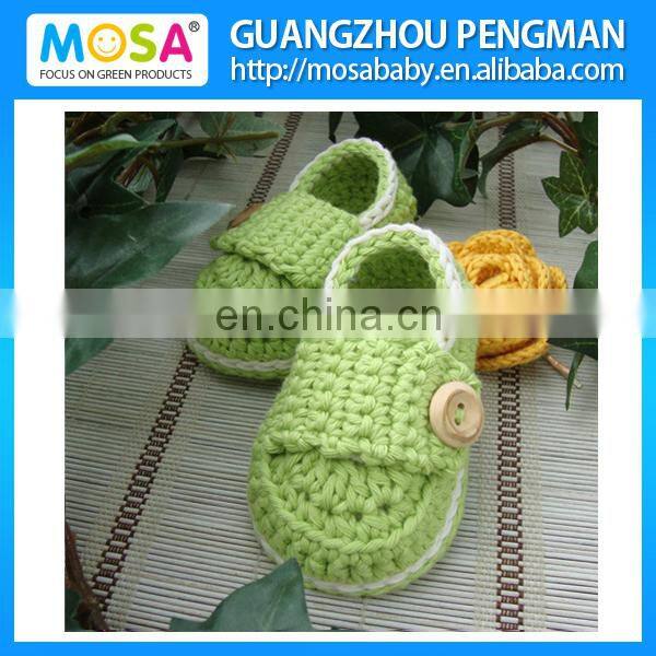 Handmde Crochet Baby Booties - Crochet Baby Shoes - Green Baby Girl Booties - Crochet Mary Janes - Handmade Fashion Baby Booties