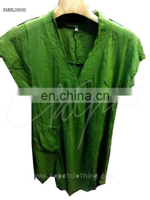 100% cotton thai Wholesale fashion summer clothes dress, Gress color Dress.