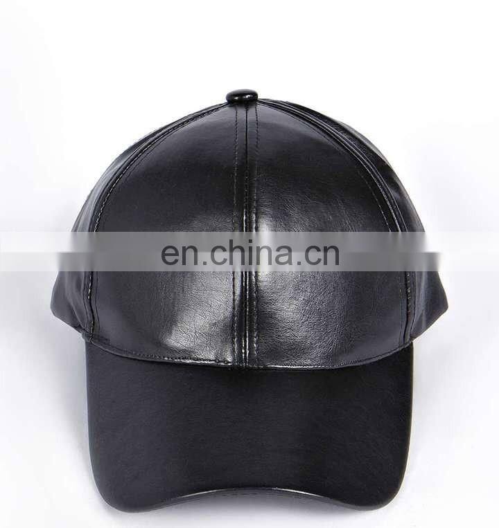 leather cap new design 2017 leather baseball caps,