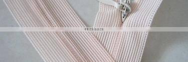 #3 nylon cloth tape lace tape invisible zipper with tear drop puller