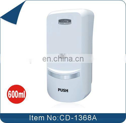 Wall mounted manual soap shanpoo sanitizer dispenser lotion pump action 600ml CD- 1368