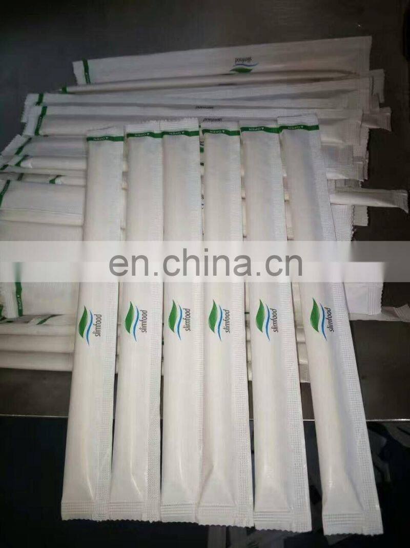 film wrapping machine for wood chopsticks, chopsticks package machine, wood chopsticks packing machine