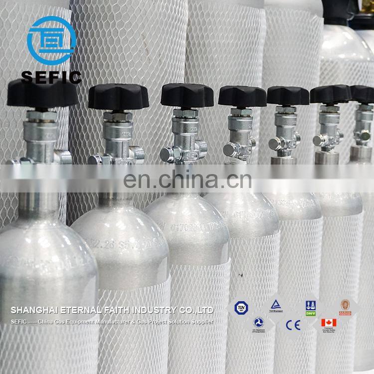 DOT&ISO9809 Standard 5L, 40L, 3.5L, 50L Steel Oxygen Gas Cylinders With Different Storage Gas