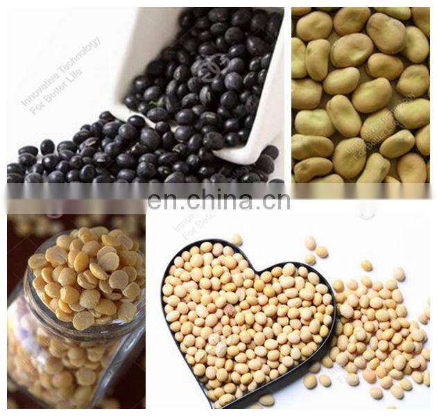 Dry Green Pea Soybean Removing Remover Black Fava Broad Bean Peeling Machine Beans Skin Peeler Machine