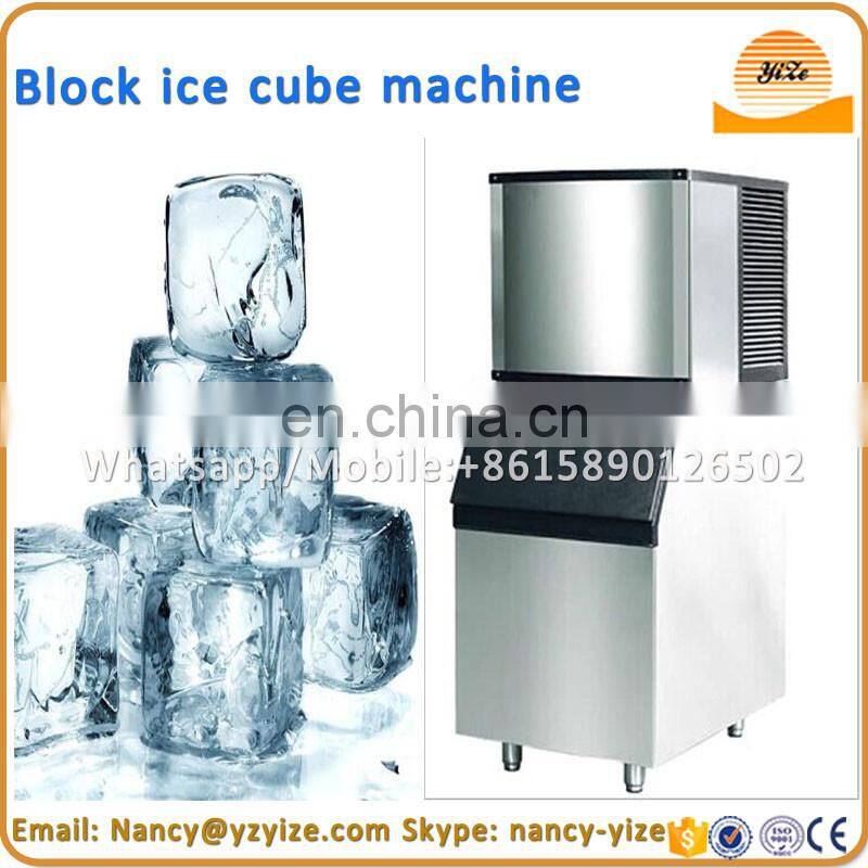 Industrial containerized ice block machine plant ice cream brick making machinery