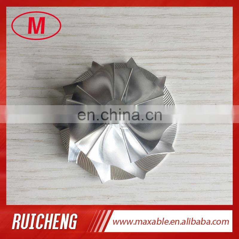 TD04HL 15T 41.93/55.69mm 5+5 blades high performance Turbo Billet/Milling/aluminum 2618 compressor wheel 49189-01700/49377-06351